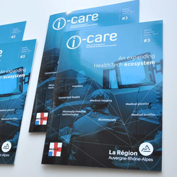 Cluster i-Care - Rédaction contenu magazine santé